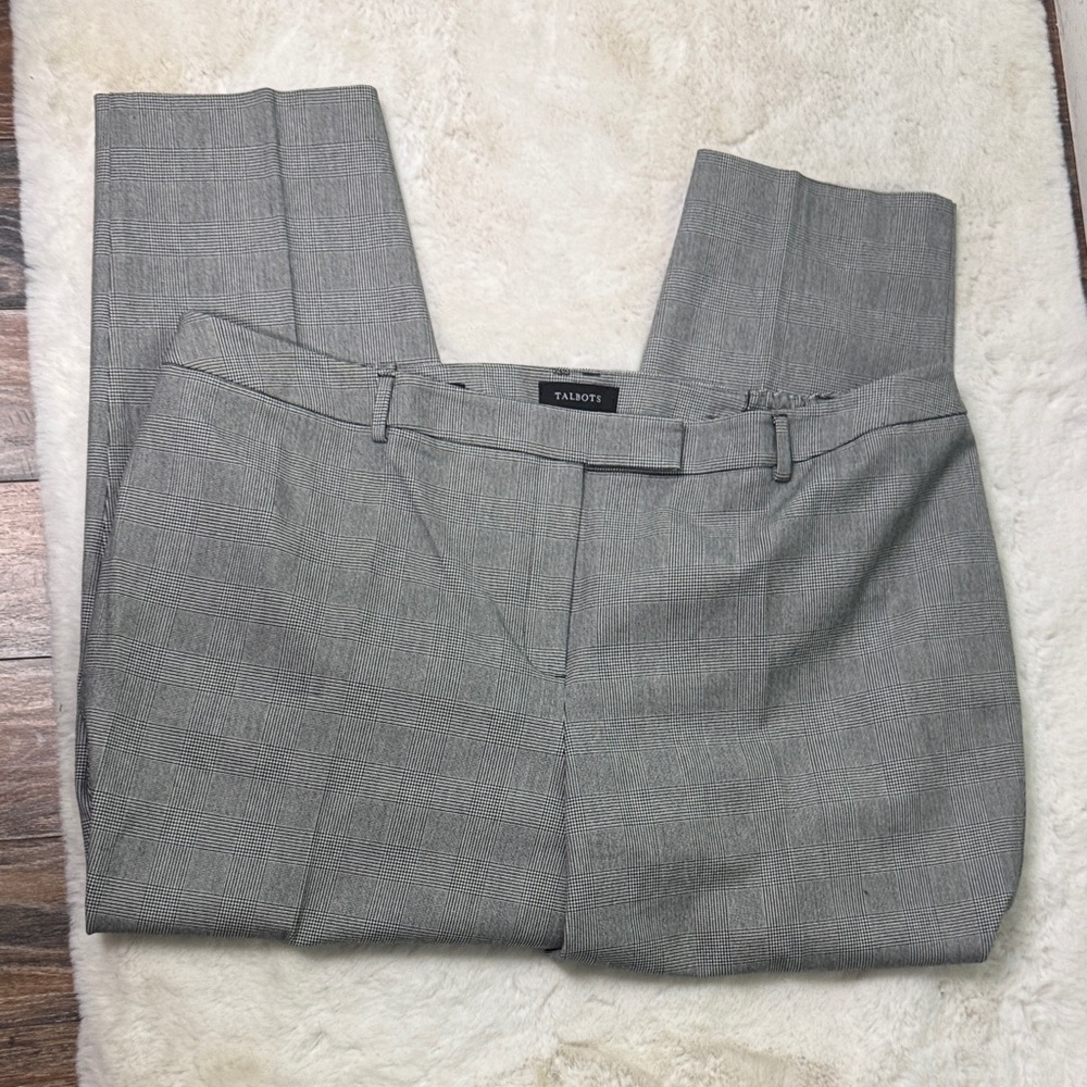 NWOT Talbots plaid a Pants 20W